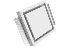 Ergovent rahmenloses verputzbares Ventiel - Quadratisch - 100 mm