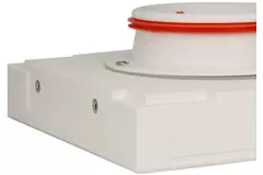 Ergovent rahmenloses verputzbares Ventiel - Quadratisch - 100 mm