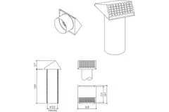 Thermoduct Wanddurchführung 150 mm