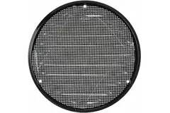 Lüftungsgitter Metall rund Ø200 mm schwarz - MR200M - RAL9005