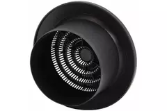 Lüftungsgitter Kunststoff rund Ø125 mm anthrazit - NGA125A