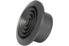 Lüftungsgitter Kunststoff rund Ø125 mm anthrazit - NGA125A