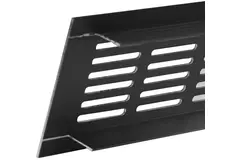 Sockelgitter Aluminium schwarz 400x80mm RA840B