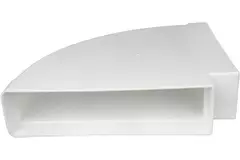 Bogen für Flachkanal 90° Kunststoff Horizontal 220x90mm KLH29-90