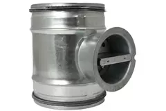 Handbetätigte Drosselklappe Ø 80mm für Wickelfalzrohre