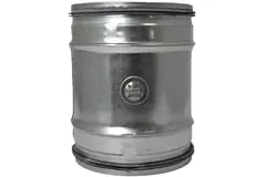 Handbetätigte Drosselklappe Ø 80mm für Wickelfalzrohre