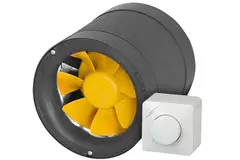 Ruck Rohrventilator Etamaster mit EC motor - 220 m³/h -Ø 125 mm + PWM Regler