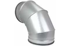Wickelfalz Bogen 90° Ø 250mm