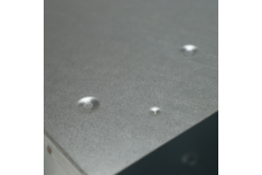 Deckel 220x80 mm mit Anschlussdurchmesser 80 mm für Abgasrohr