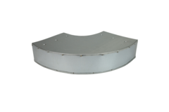 Biegung 90 Grad 220x80 mm waagerecht für Kanalisation