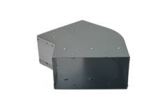 Biegung 45 Grad 220x80 mm horizontal für Kanalisation