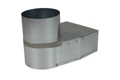 Schieferwinkel 220x80 mm bis Durchmesser 125 mm für Rohrleitungen