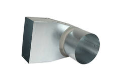 Schieferwinkel 220x80 mm bis Durchmesser 125 mm für Rohrleitungen