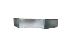 T-Stück 90° 300 x 80 mm / 300 x 80 mm  - Flachkanal