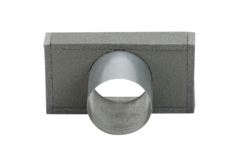 Thermoduct-Deckel 170x80 mit Anschlussdurchmesser 80 mm für Rohrleitungen