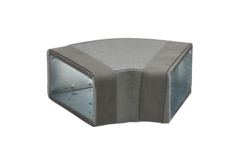 Thermoduct Bogen 45 Grad 170x80 horizontal für Kanalisation