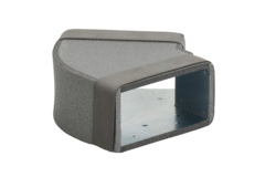 Thermoduct Bogen 45 Grad 170x80 horizontal für Kanalisation
