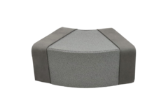 Thermoduct Bogen für Flachkanal 45º 220x80 mm Horizontal