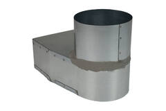 Schieferwinkel 220x80 mm bis Durchmesser 150 mm für Rohrleitungen