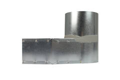 Schieferwinkel 220x80 mm bis Durchmesser 150 mm für Rohrleitungen