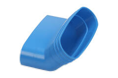 Wavin Ventiza Bogen 45 Grad PVC oval 235x80 mm vertikal M/S