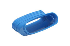 Wavin Ventiza Bogen 45 Grad PVC oval 195x80 mm vertikal M/M