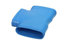 Wavin Ventiza T-Stück 90 Grad PVC oval 195x80 mm M/M/M