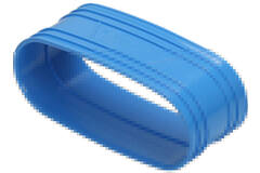 Wavin Ventiza PVC Klebemuffe oval 235x80 mm M/M
