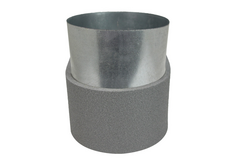 Thermoduct Rohranschluss 220x80 mm nach Ø 150 mm