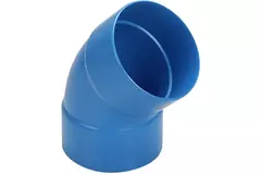 Wavin Ventiza 45 Grad Bogen PVC rund mit Durchmesser 80 mm M/M