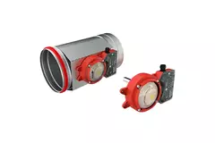 Rauchsensor 24V für runde Brandschutzklappe 710 mm - E-FDC A SSA D710 24