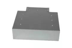 T-Stück (gewinkelt) 90 Grad 220x80 mm - 170x80 mm für Abgasanlage