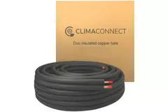 ClimaConnect Duo isoliertes Kühlrohr 1/4-1/2 Rolle 20 Meter