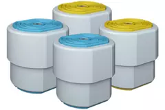 ClimaConnect Vibrationsset 1.2 blau/gelb, mit Feder, für Geräte bis 80 KG