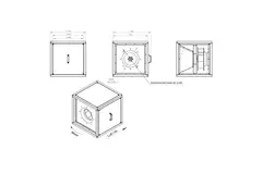 Kastenlüftermotor externer Luftstrom - MPC T 400 D4 I K 01