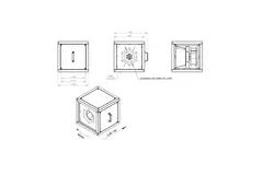 Kastenlüftermotor externer Luftstrom - MPC T 280 D2 I K 01