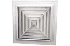 Schlitzauslass mit 4-facher Luftverteilung MDCD4-450/595 - RAL9010