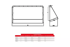 Maxivent Wetterschutzhaube für M4540 horizontal low profile - HD