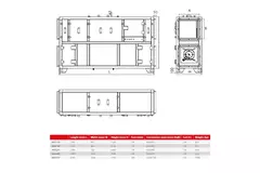 Maxivent WRG Lüftungsgerät mit Gegenstromwärmetauscher 1600 m³/h horizontal links - M4516