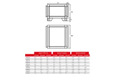 Maxivent Wasserregister mit automatischer Umschaltung 56,80 kW Heizung, 19,40 kW Kühlung - CCW1