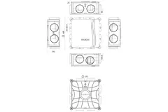 DucoBox Silent 2.0 400 m³/h + RF-Steuerung + CO2-Sensor - Sicherheitsstecker