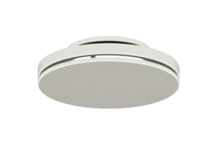 Deckenauslass aus Stahl mit rundem Auslass - 160 mm - RAL 9010