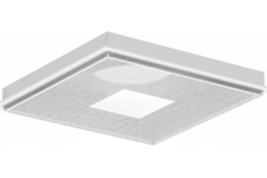 Perforierter Deckenauslass für Zu- und Abluft 595x595 mm - 125 mm - RAL 9016