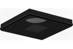 Perforierter Deckenauslass für Zu- und Abluft 595x595 mm - 250 mm - RAL 9005
