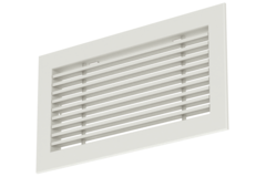 Aluminium-Stabgitterrost - mit Reibungsfedern - 800x150 mm - RAL 9010