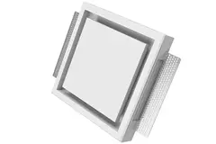Ergovent rahmenloses verputzbares Ventiel - Quadratisch - 100 mm