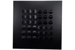 Multinozzle Deckenauslass 596x596mm - MN16 RAL 9005 30% Glanz