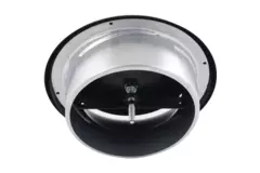 Belüftungsventil 125 mm Metall - S-DVS125 RAL9005 30% glänzend