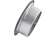 Belüftungsventil 125 mm Metall - S-DVS125 RAL9005 30% glänzend