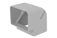 ClimaConnect Außenbogen für Montageschacht 100 mm - RAL 9010